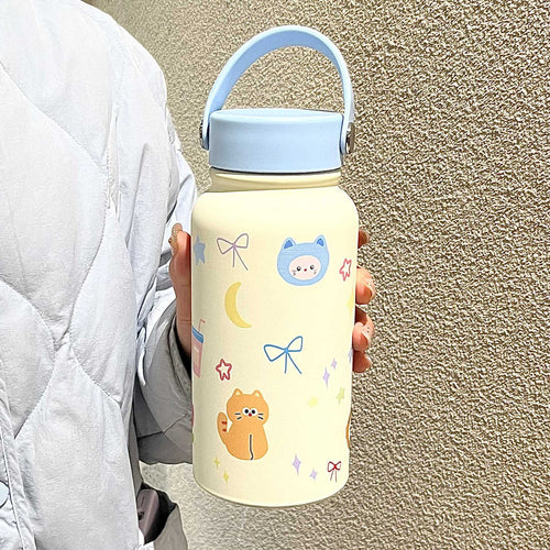 Women’s insulated bottle with practical carrying bag and playful design Bowlift