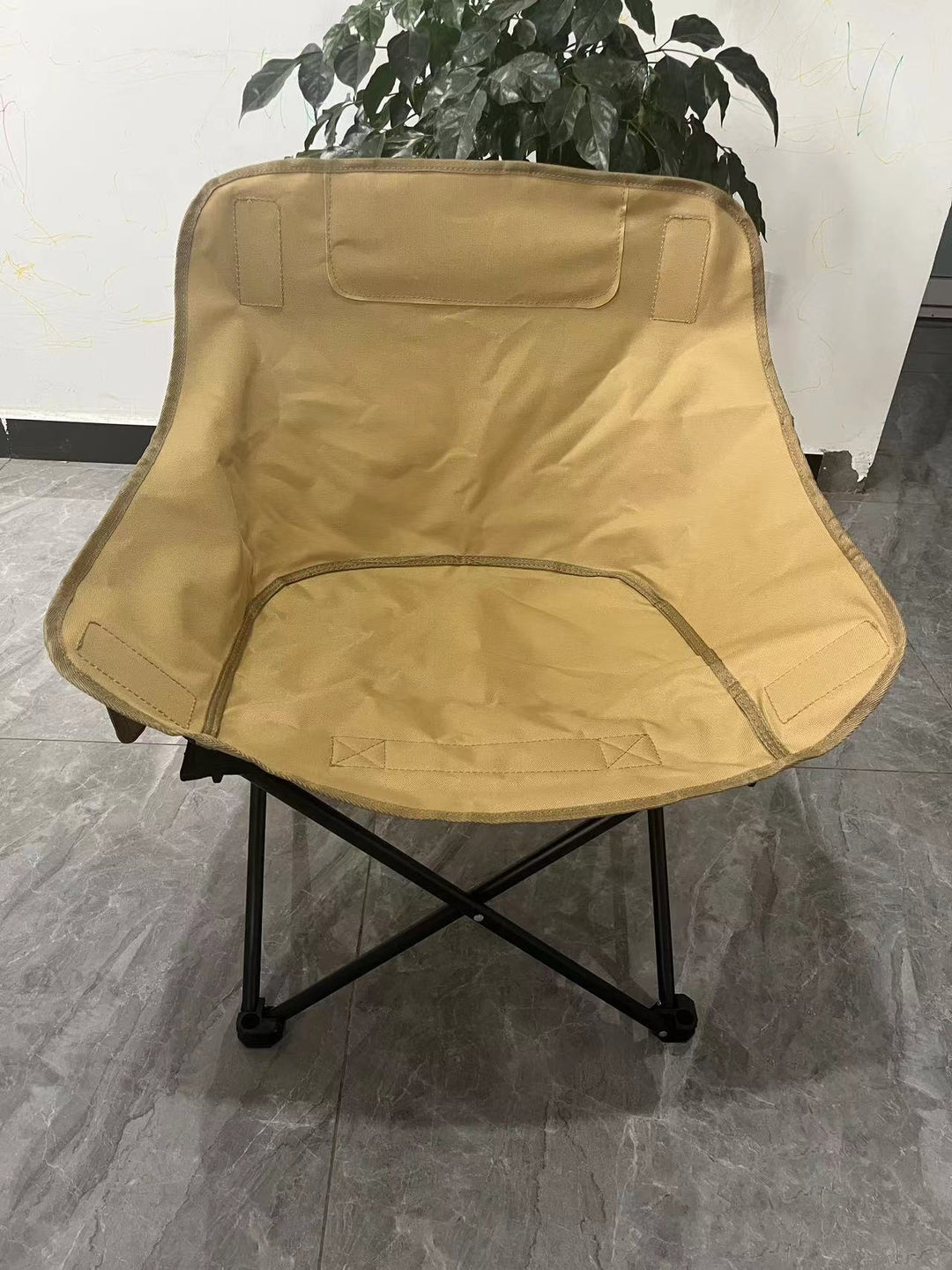 Foldable Camping Table With Stable Wooden Surface Bowlift
