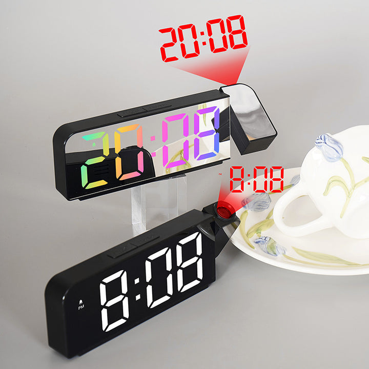 Projection clock with digital display Bowlift