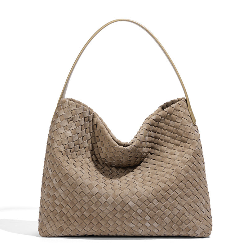Contemporary Woven Hobo Bag Bowlift