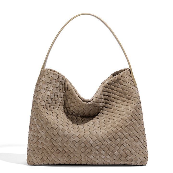 Contemporary Woven Hobo Bag Bowlift