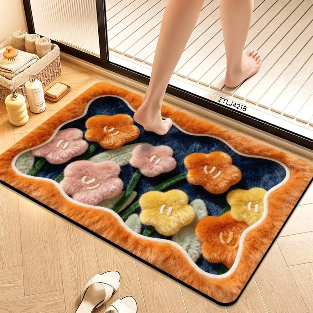 Decorative Bath Mat Bowlift
