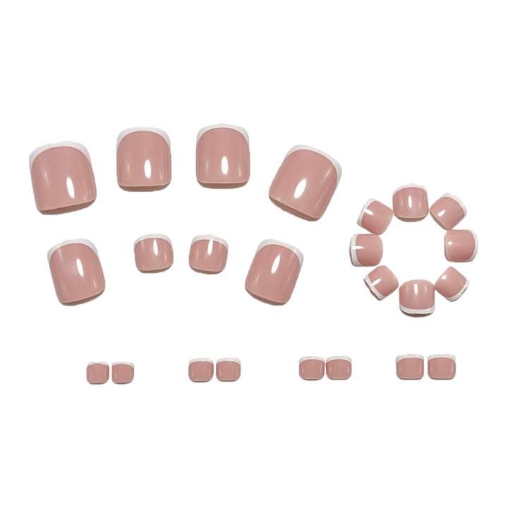 Nail art with elegant French style Bowlift