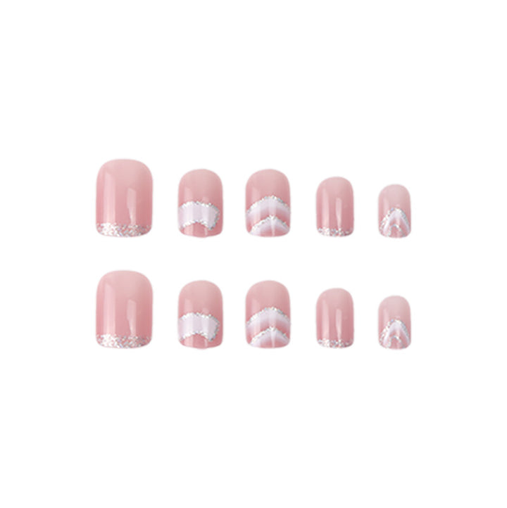Elegant Gel Press-On Nail Set Bowlift