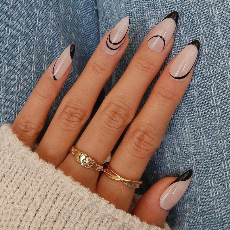 Artistic Abstract Nail Design Bowlift