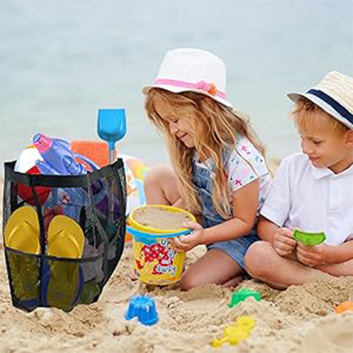 Practical Beach Tote Bag Made of Breathable Mesh Material Bowlift