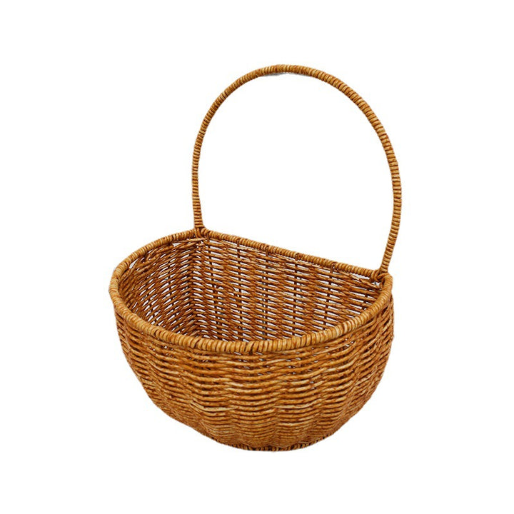 Handcrafted Storage Wicker Basket Bowlift