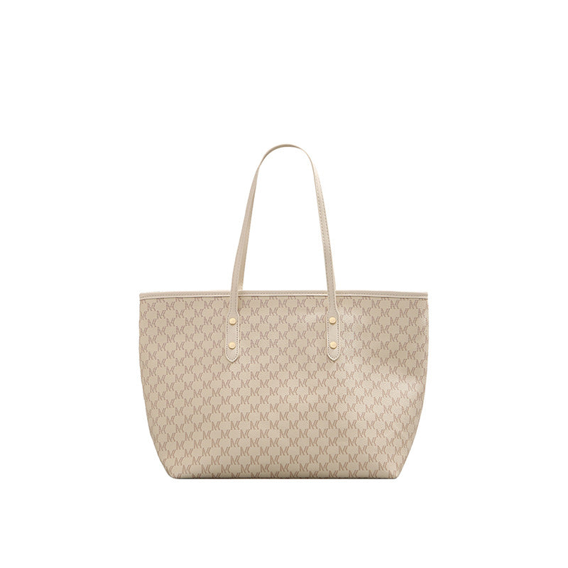 Elegant Symbol-Patterned Tote Bag Bowlift