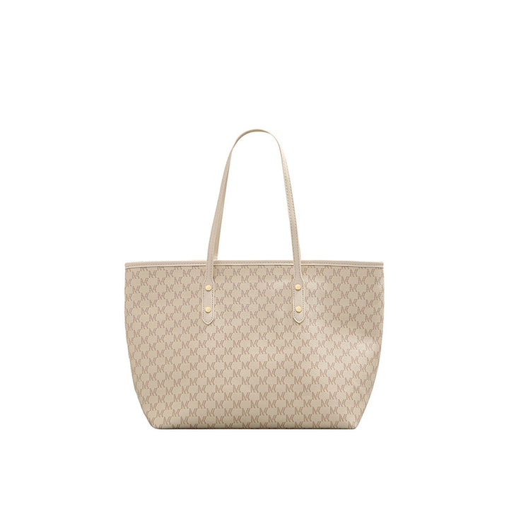 Elegant Symbol-Patterned Tote Bag Bowlift