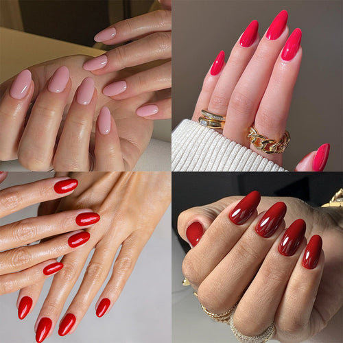 Elegant artificial nails with glossy surface Bowlift