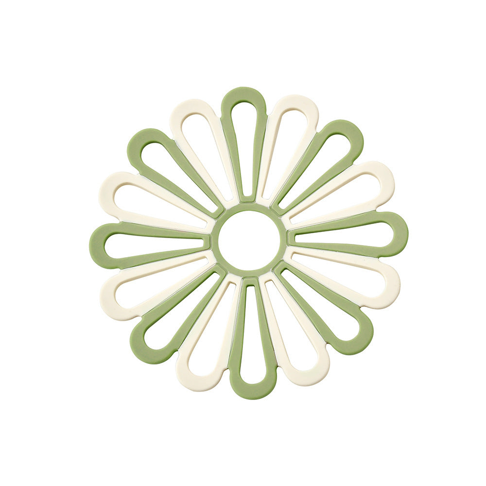 Elegant Silicone Coasters in Floral Design Bowlift