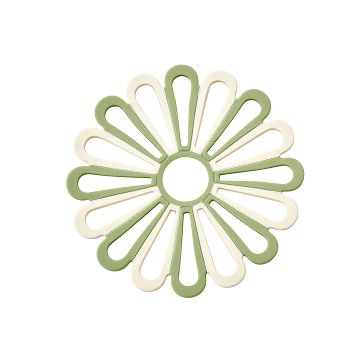 Elegant Silicone Coasters in Floral Design Bowlift