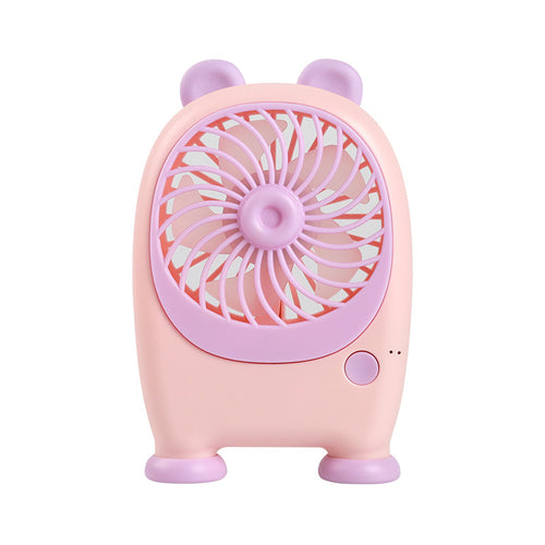 Women's Portable Mini Fan with Cute Animal Design Bowlift