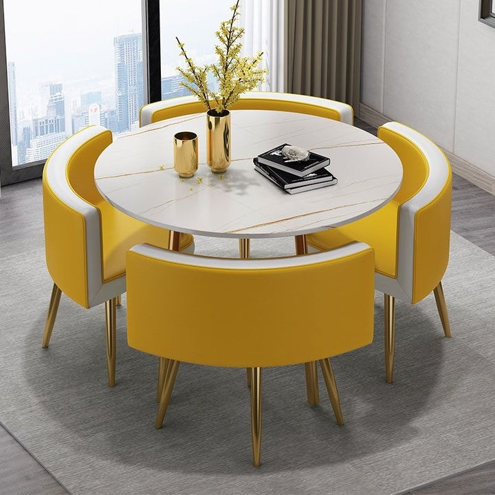 Modern Dining Table Set Bowlift