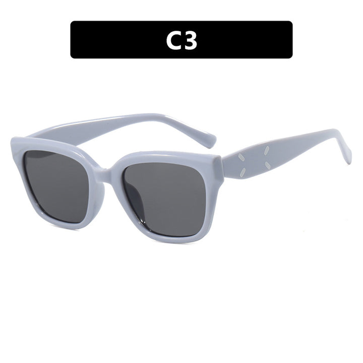 Women's fashionable square sunglasses with UV protection and elegant plastic frame Bowlift