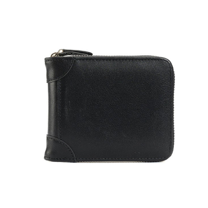 Durable Leather Zipper Wallet