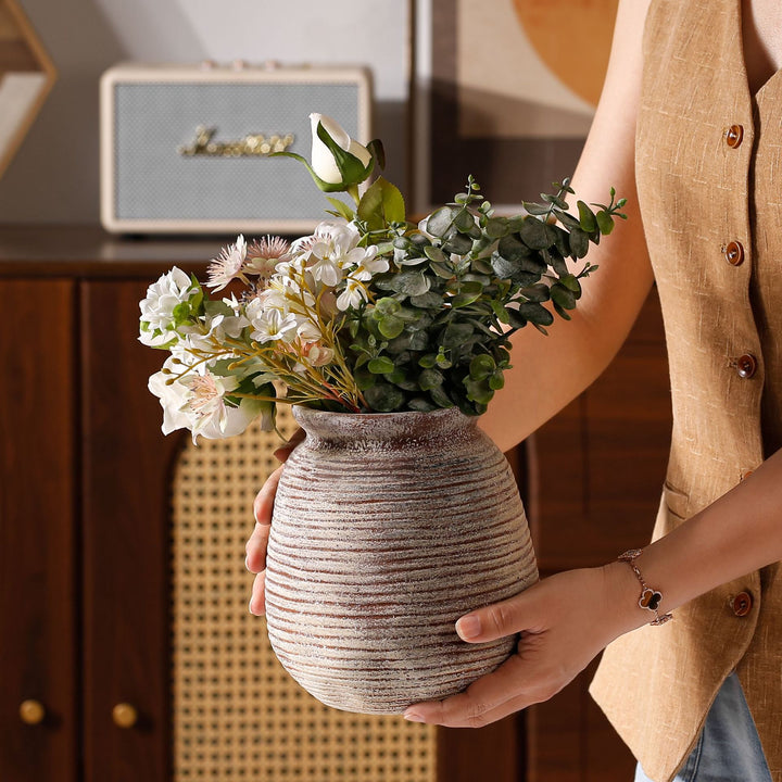 Elegant Artificial Flower Pot Bowlift