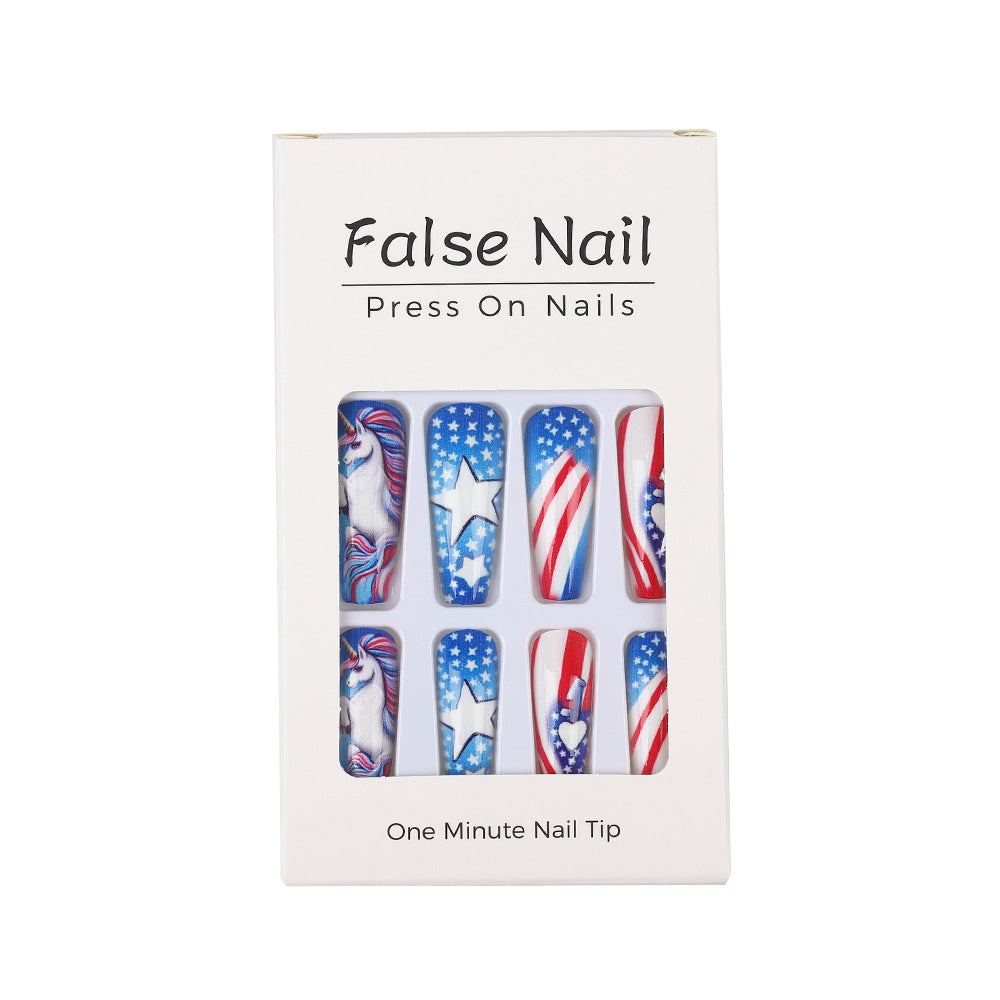Creative nail art with patriotic designs Bowlift