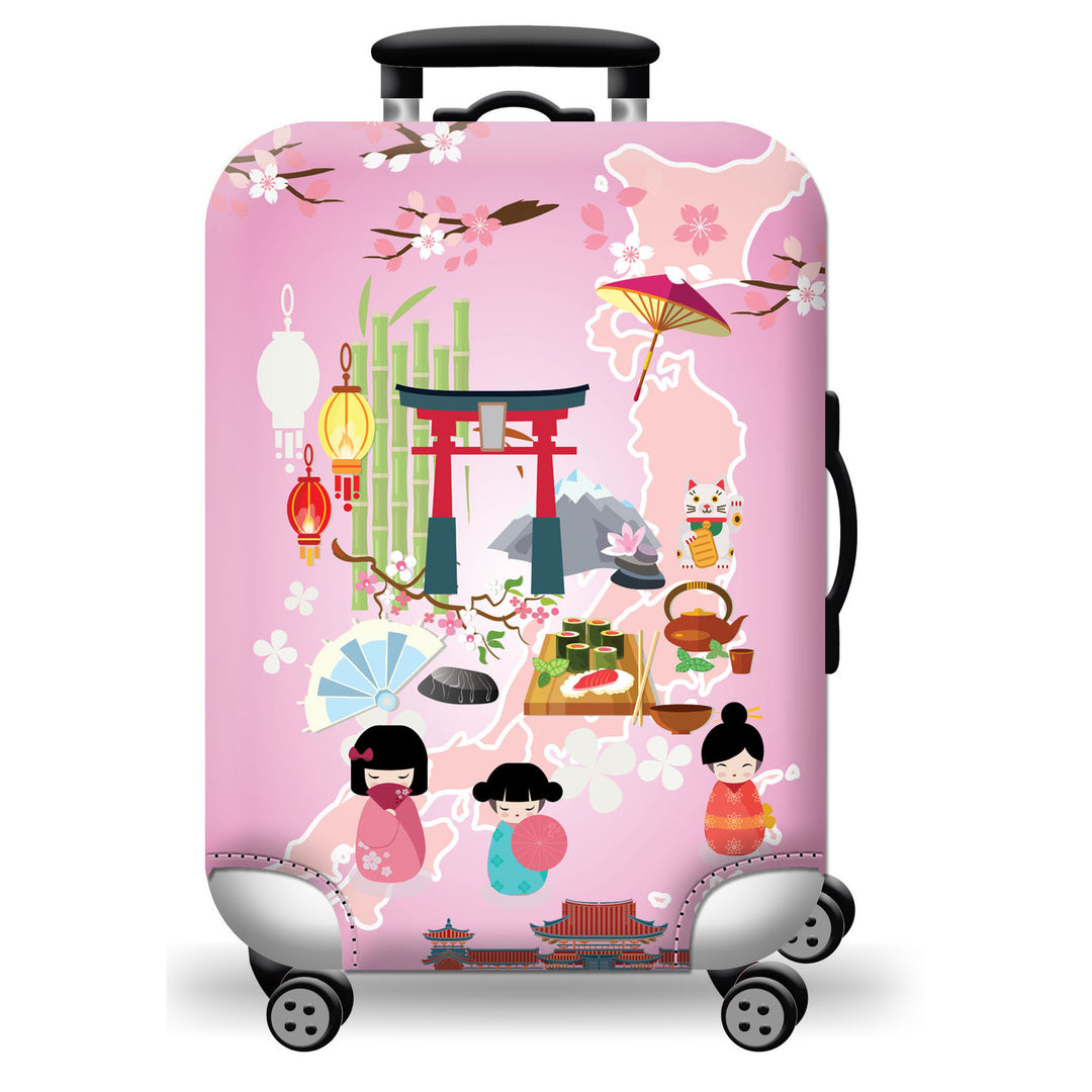 Women Hard-shell Suitcase with Artistic Ballet Motif Bowlift
