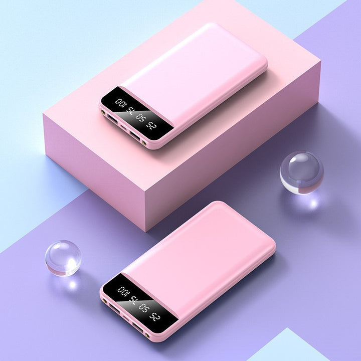 Versatile power bank with fast charging port and digital display Bowlift