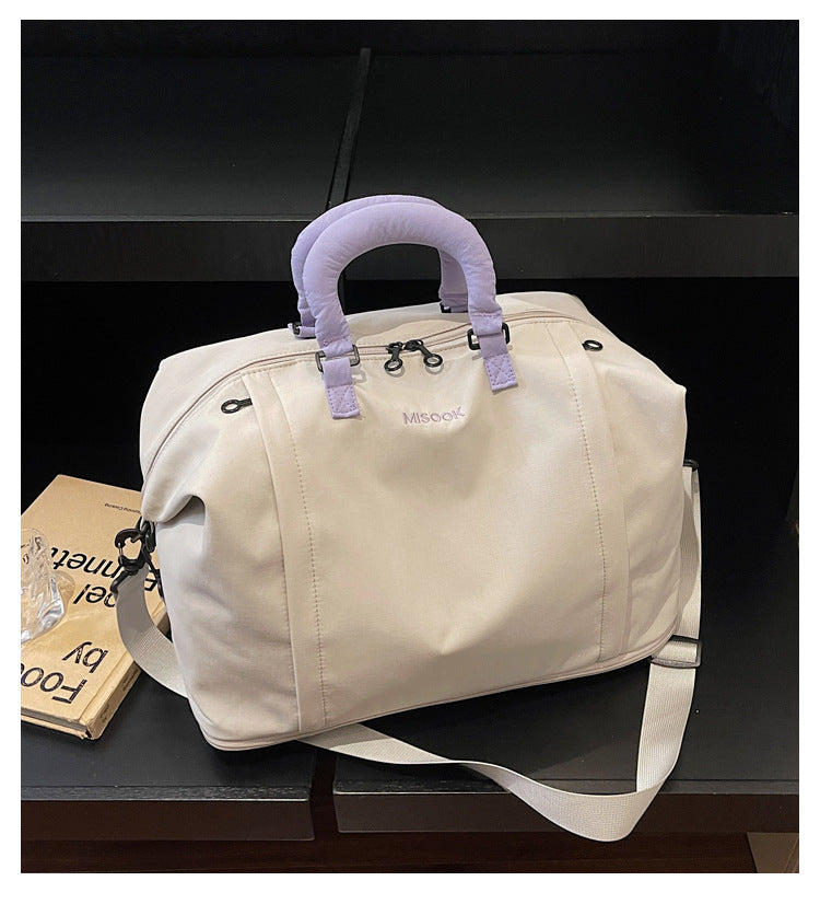 Stylish Multi-Pocket Travel Handbag