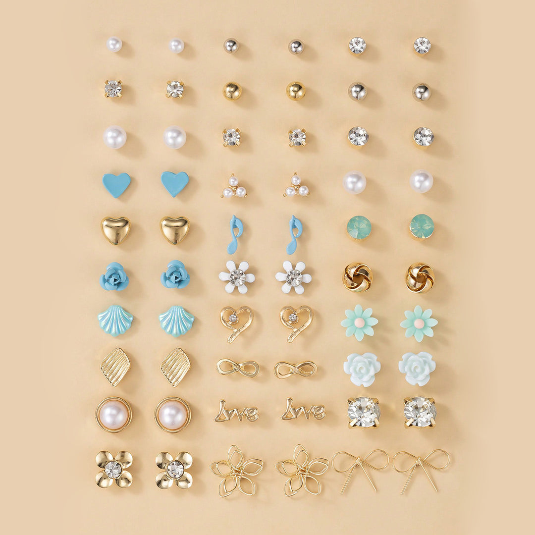Earring set with versatile motifs Bowlift