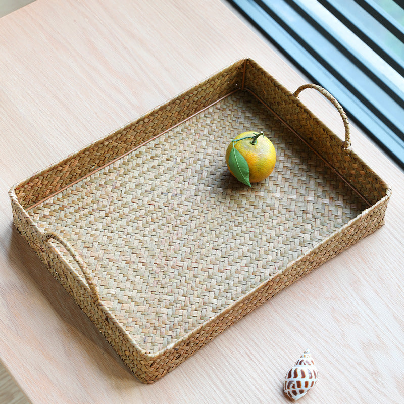 Unisex Handwoven Serving Tray Bowlift