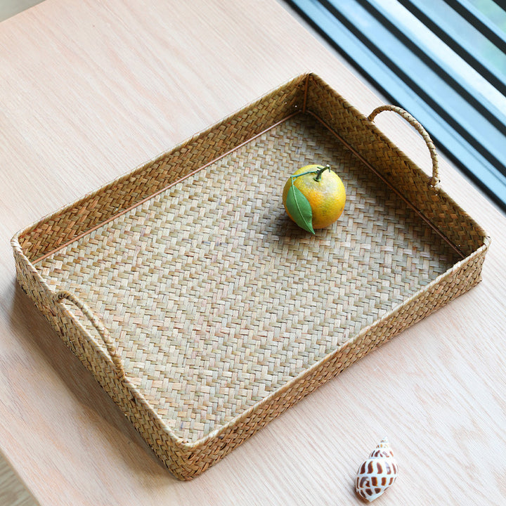 Unisex Handwoven Serving Tray Bowlift