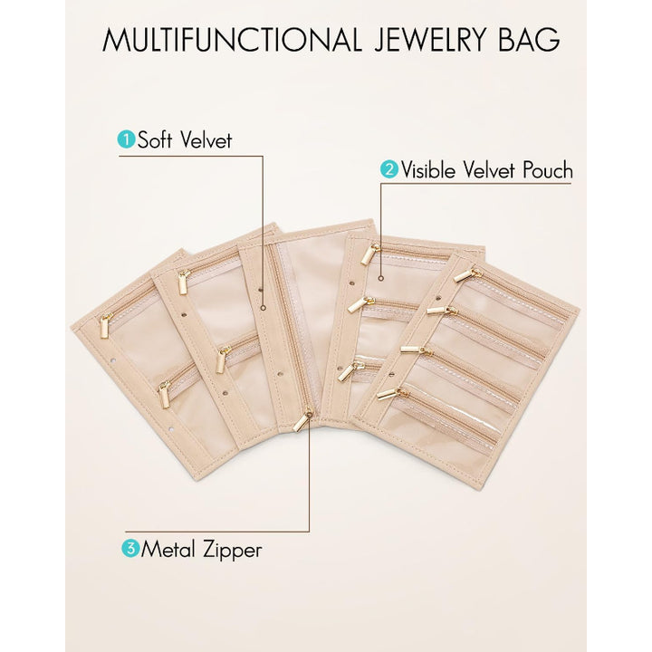 Jewelry organizer with transparent compartments Bowlift