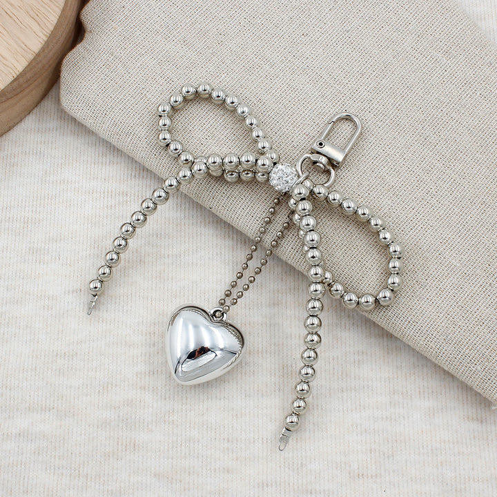 Elegant Pearl Bow Keychain Bowlift