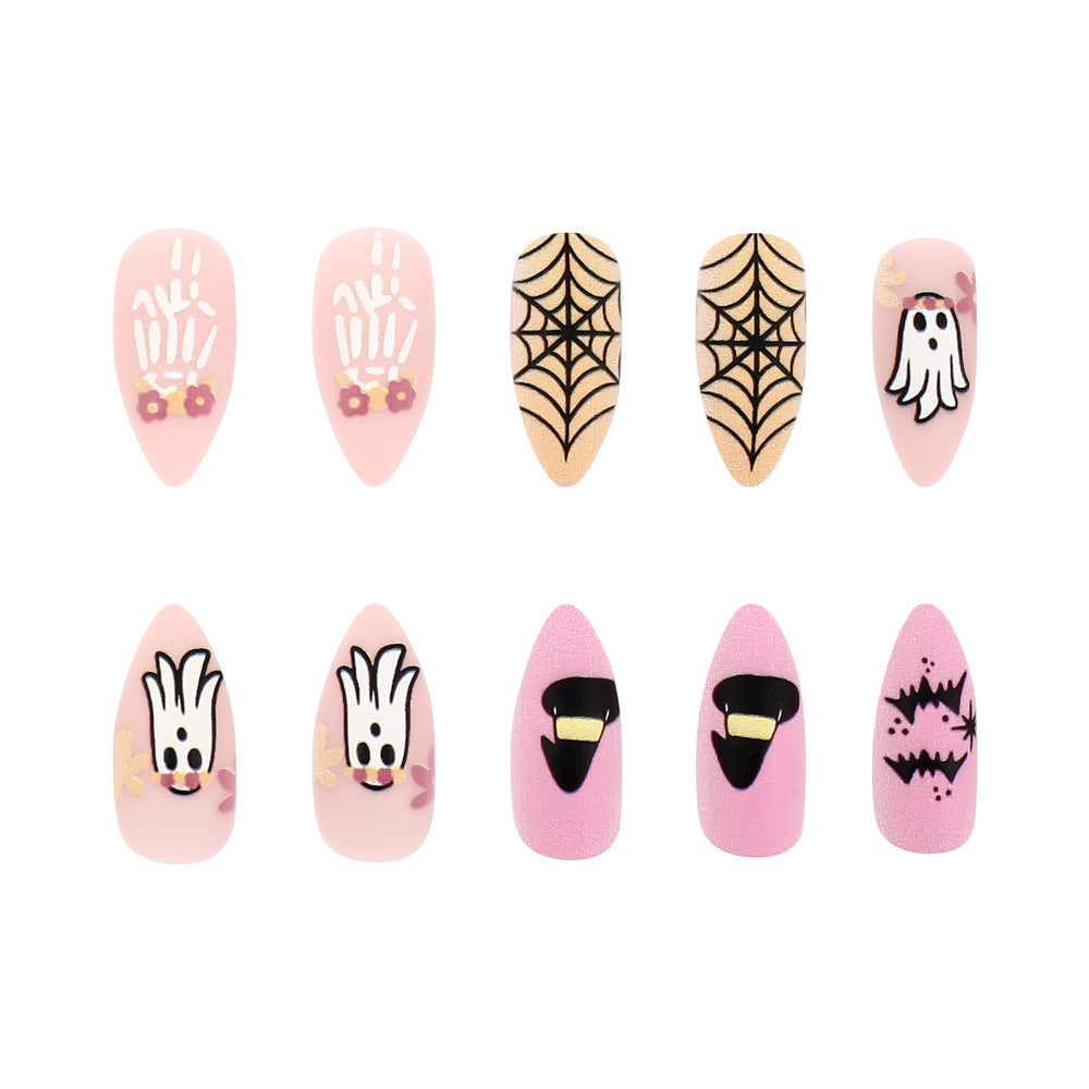 Halloween-Themed Press-On Nail Art Kit Bowlift