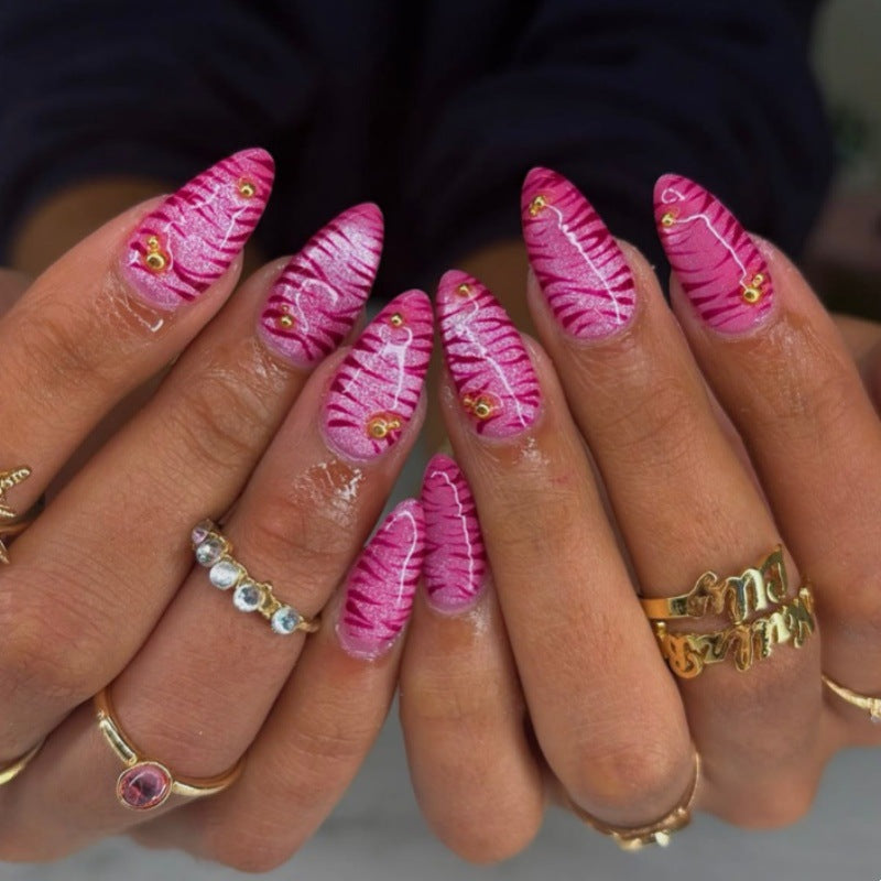 Artistic Press-On Nail Art Set Bowlift
