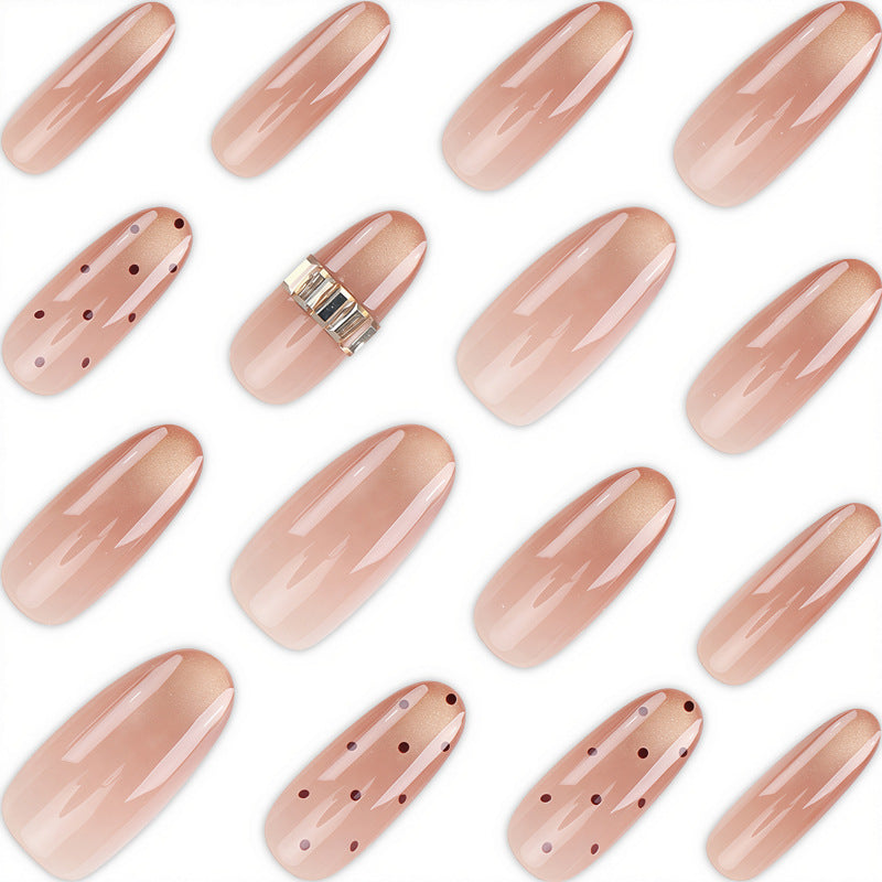 Decorative Glitter Ombre Press-On Nails Bowlift
