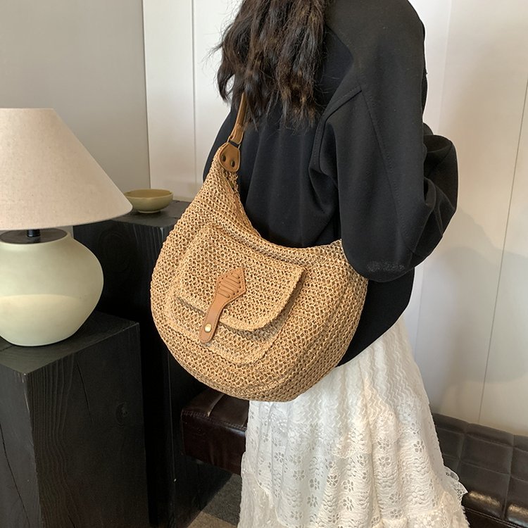 Handcrafted Macrame Hobo Bag Bowlift