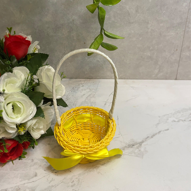 Decorative Woven Basket Bowlift