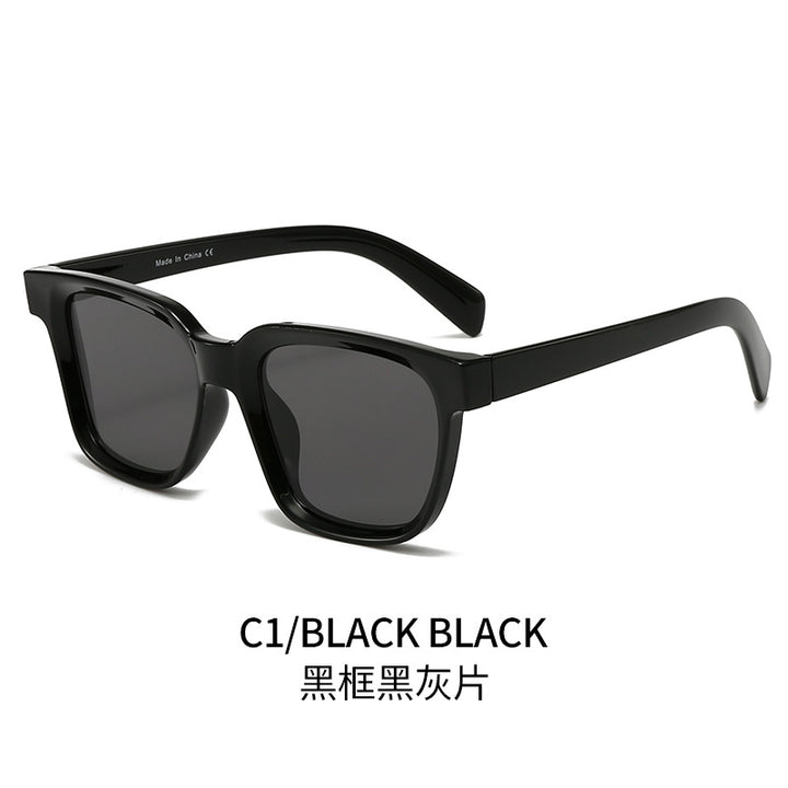 Women's elegant square sunglasses with UV protection and sturdy frame Bowlift
