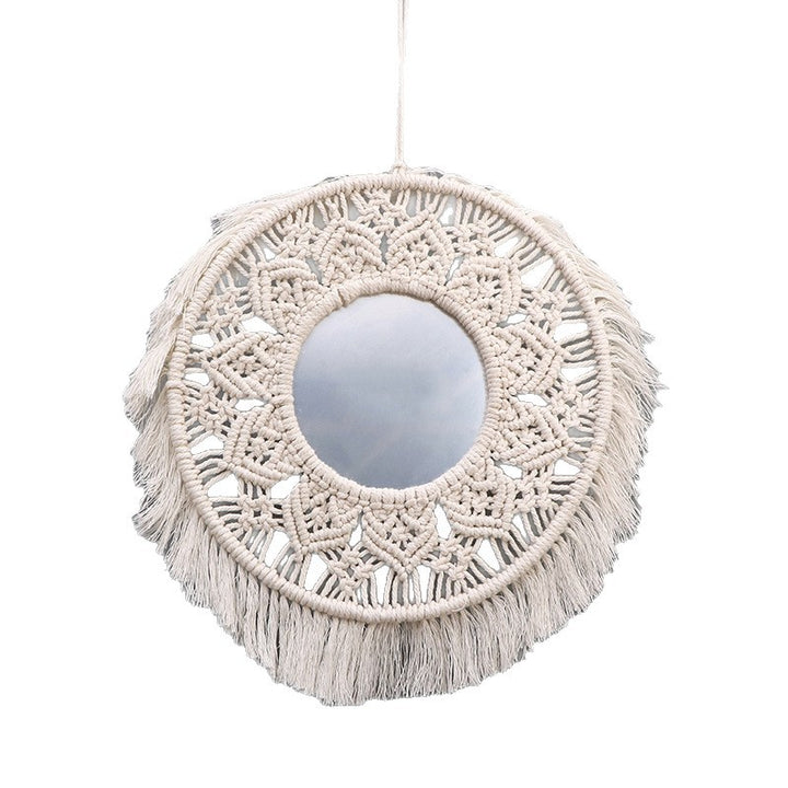 Decorative Macrame Mirror Bowlift