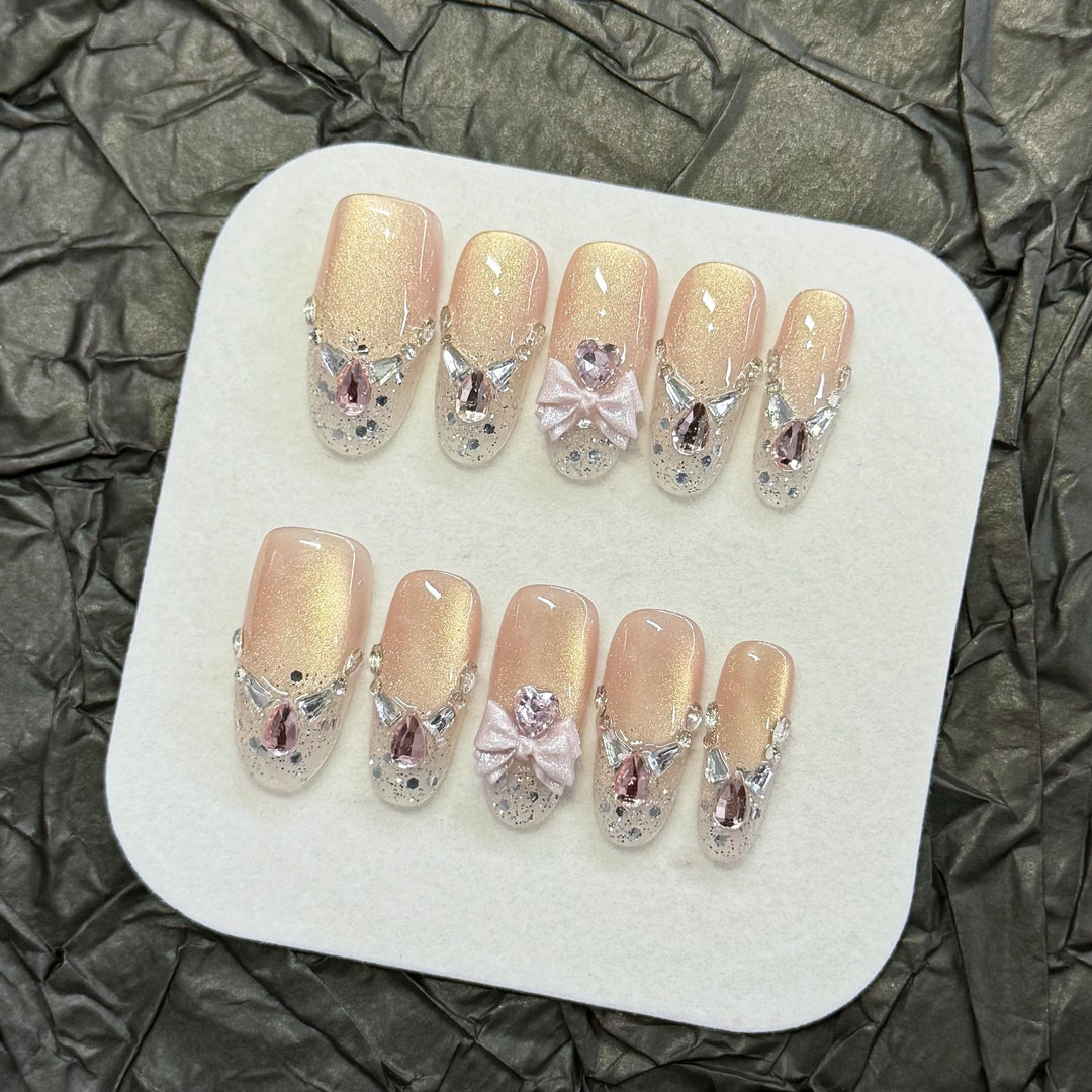 Decorative Press-On Nails Bowlift