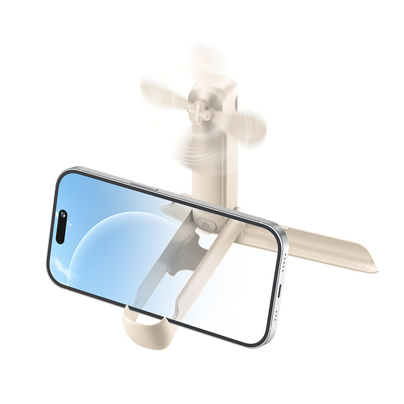 Ladies portable fan with foldable stand Bowlift