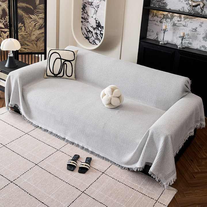 Soft Woven Sofa Throw Blanket