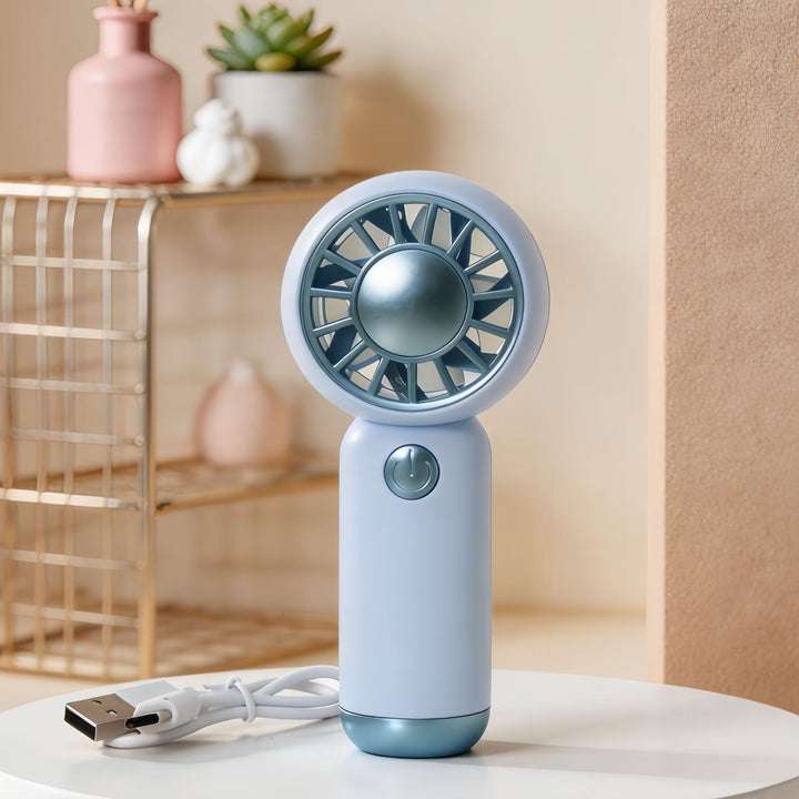 Women's Portable Hand Fan with USB Charging Function Bowlift