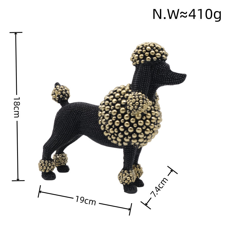 Decorative dog figure in modern design Bowlift