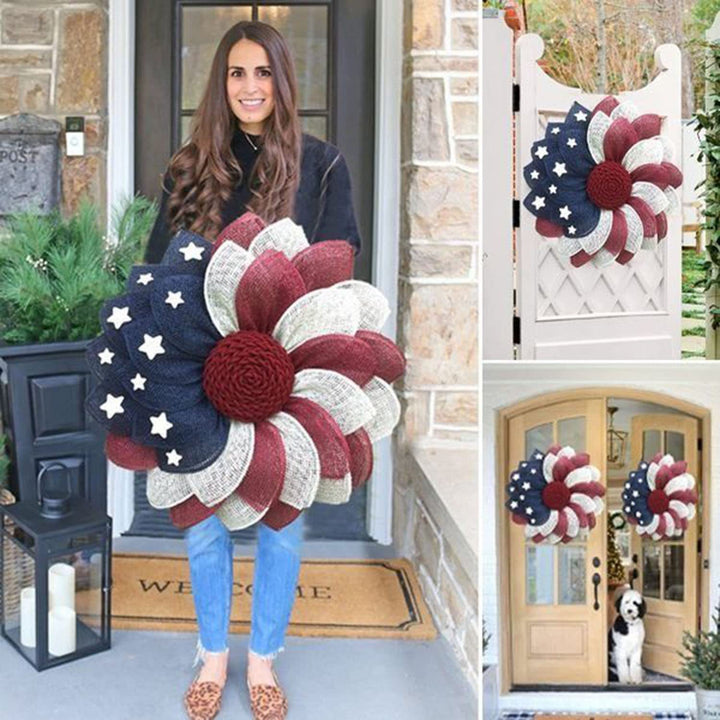 Women's multi-layered fabric flower hairpin with hidden metal clip Bowlift