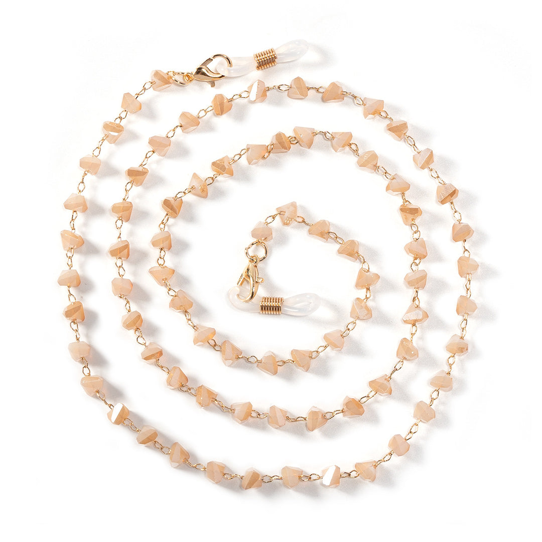 Chic Geometric Beaded Eyewear Holder Bowlift