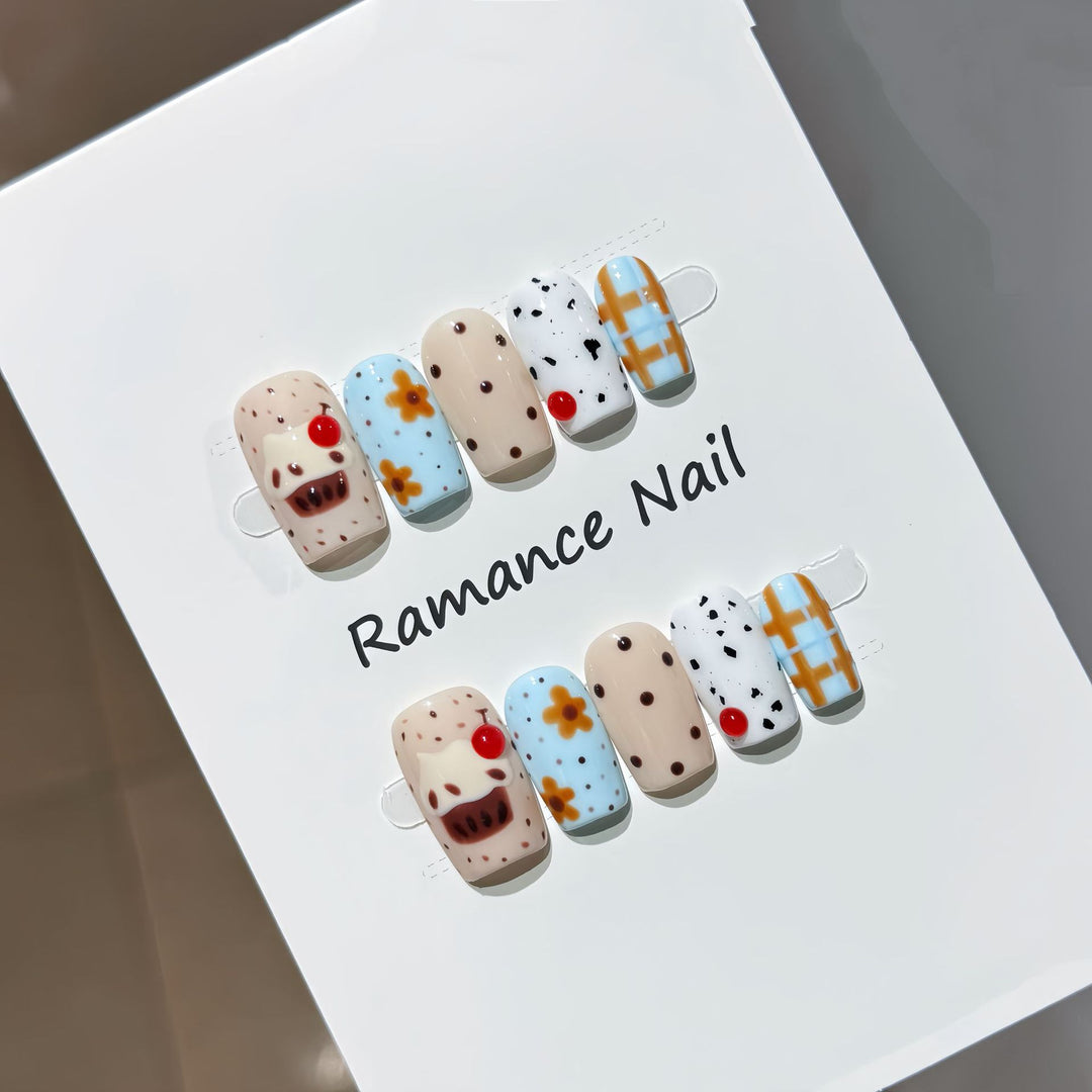 Decorative Themed Nail Art Set Bowlift