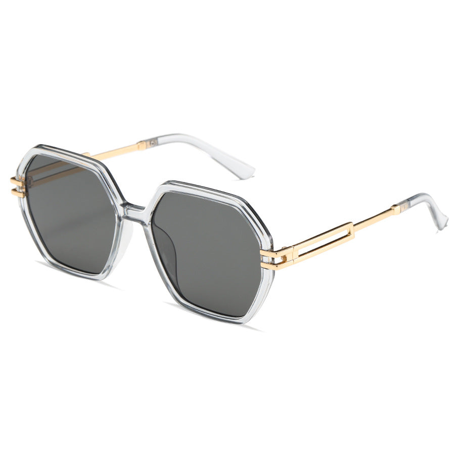 Women's fashionable sunglasses in avant-garde hexagon design Bowlift