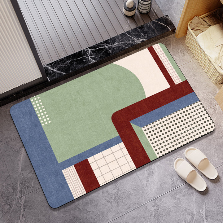 Non-Slip Modern Bath Mat Bowlift