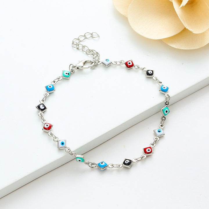 Multi-Colored Evil Eye Bracelet Bowlift