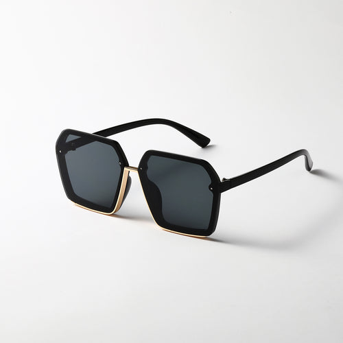 Women's creative oversized sunglasses with unique geometry Bowlift