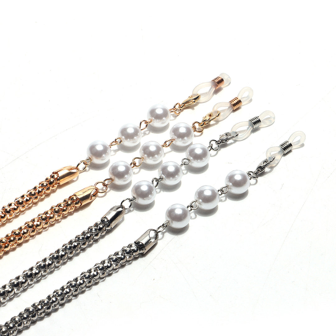 Chic Pearl-Accented Eyewear Chain Bowlift